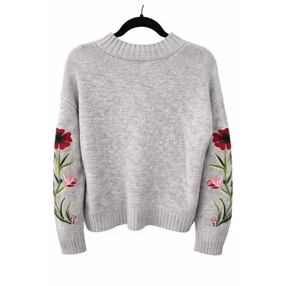 Romeo Juliet Couture Floral Poppy Embroidered Oversized Grandmacore Small - Picture 6 of 10